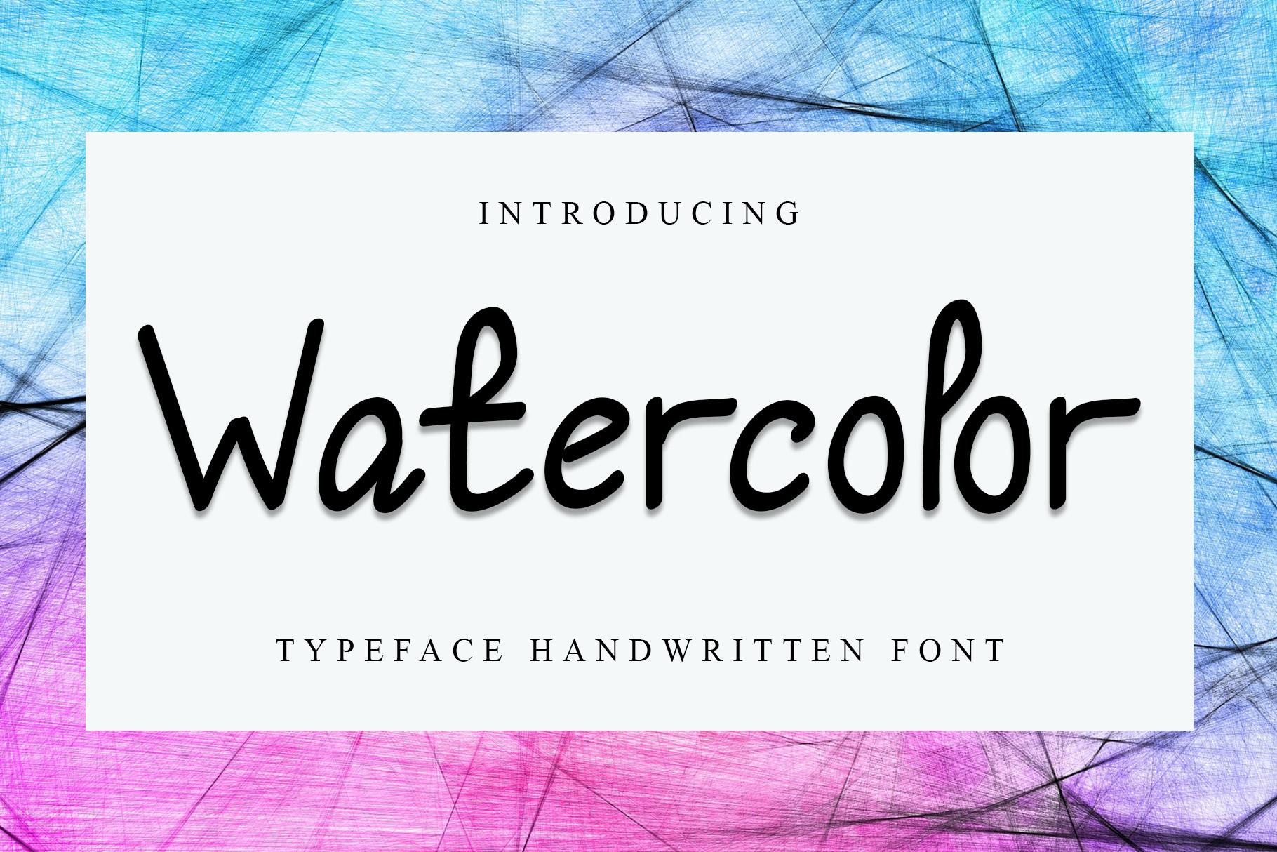 Watercolor Font