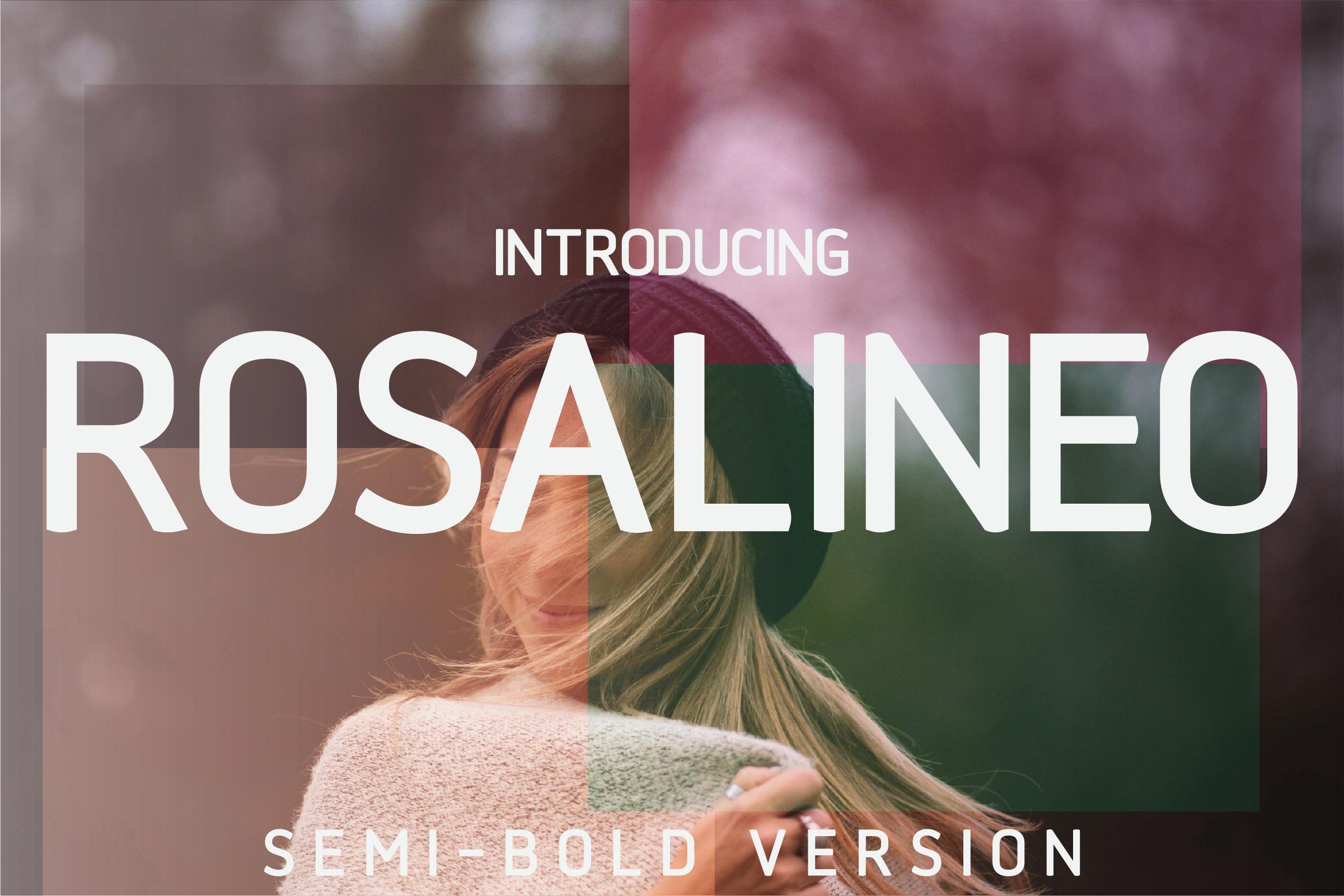 Rosalineo Semi-Bold Font