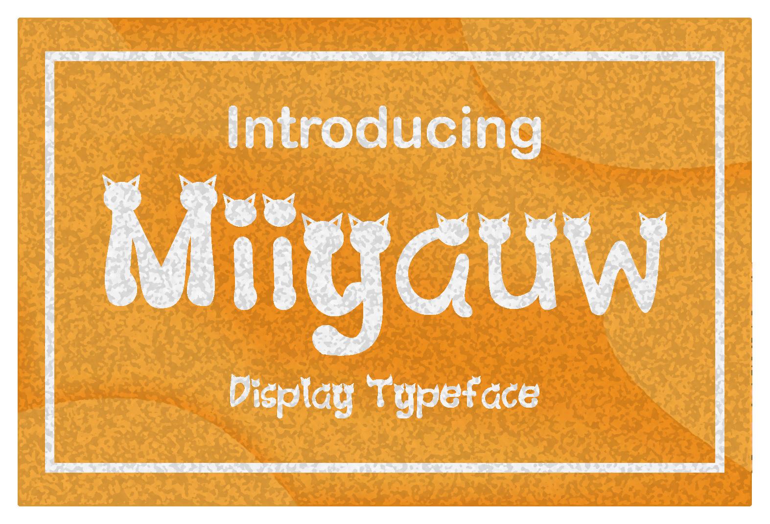 Miiyauw Font