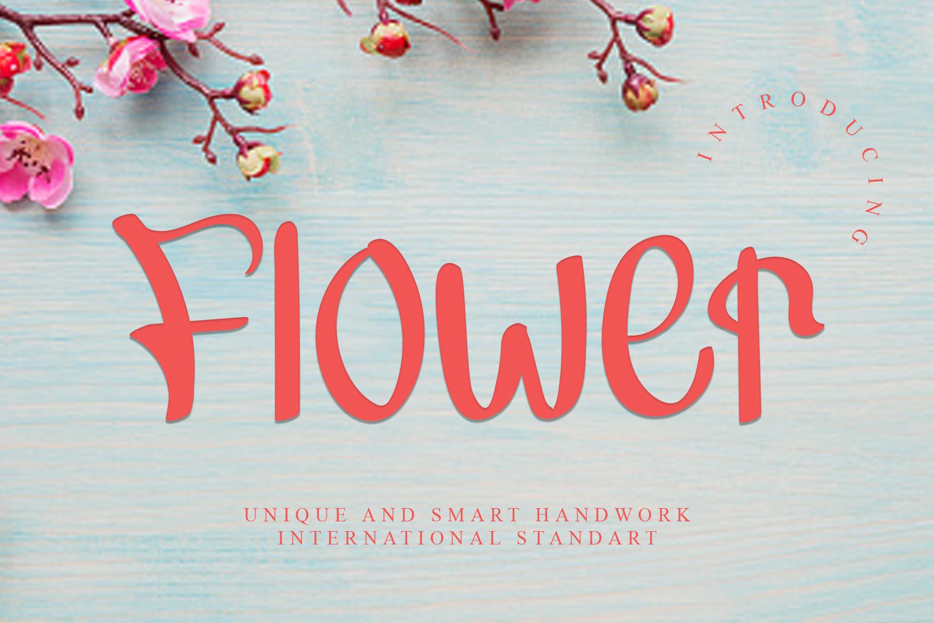 Flower Font