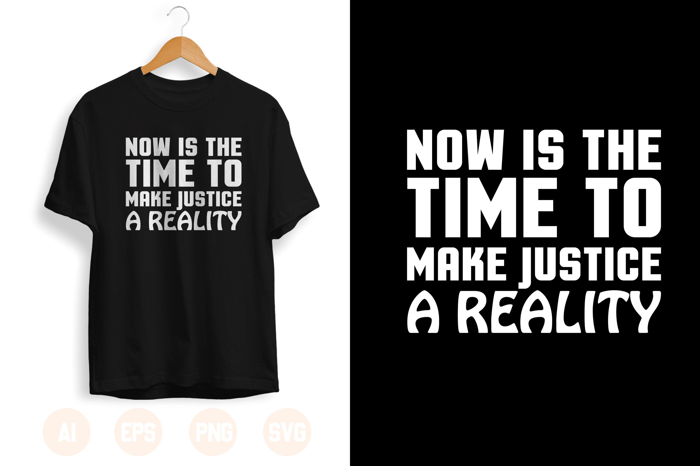 Now is the Time to Make Justice a Reality