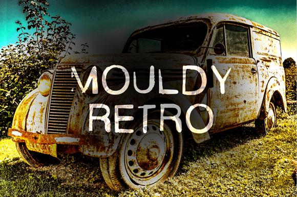 Mouldy Retro Font