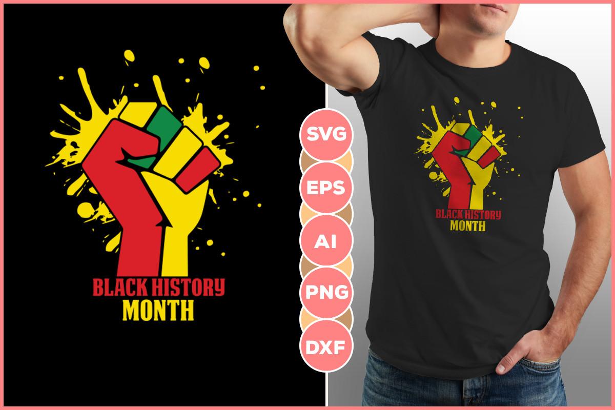 Black History Month T Shirt Design Svg