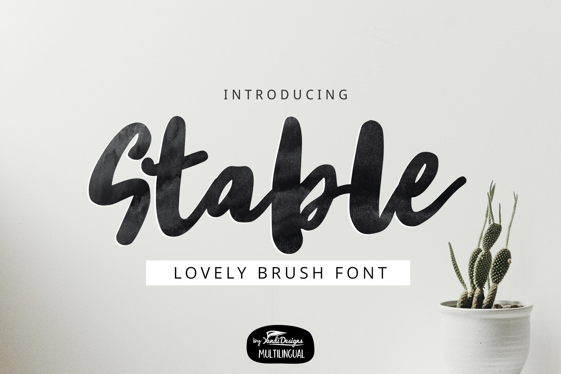 Stable Font