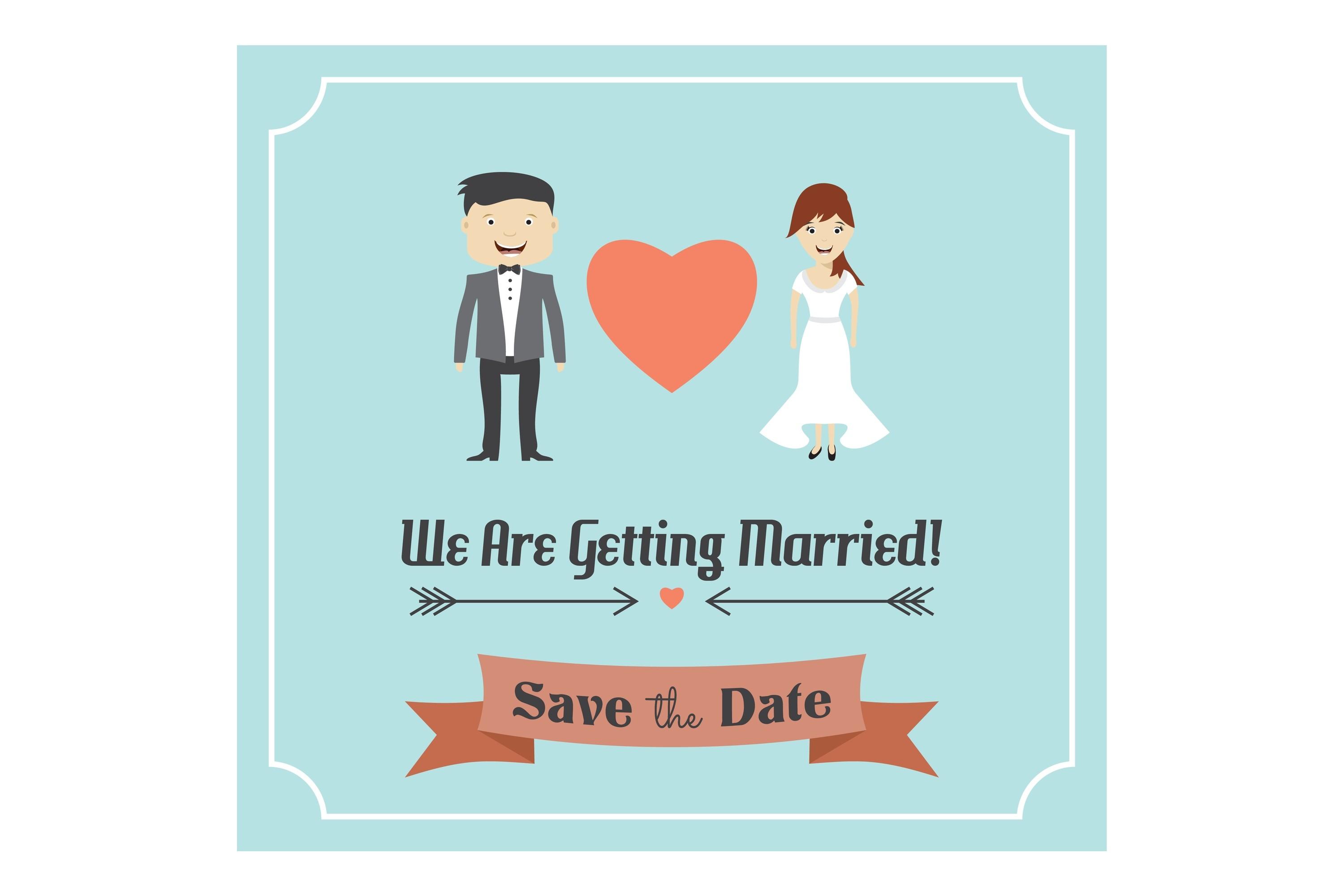 Bride and Groom Wedding Vector Icon