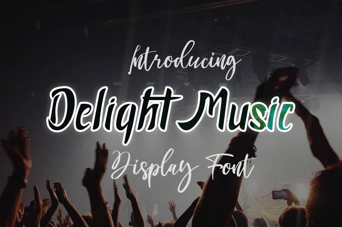 Delight Music Font