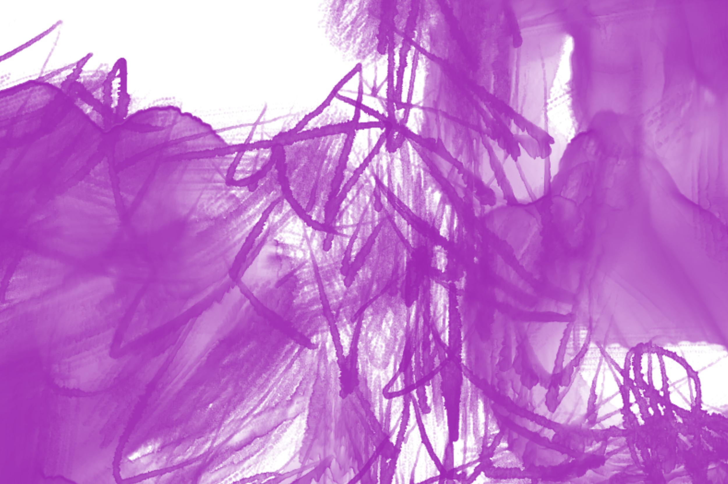 Watercolor Stains Wedding