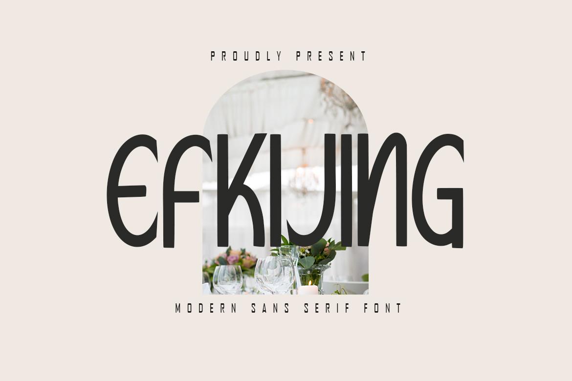 Efkijing Font