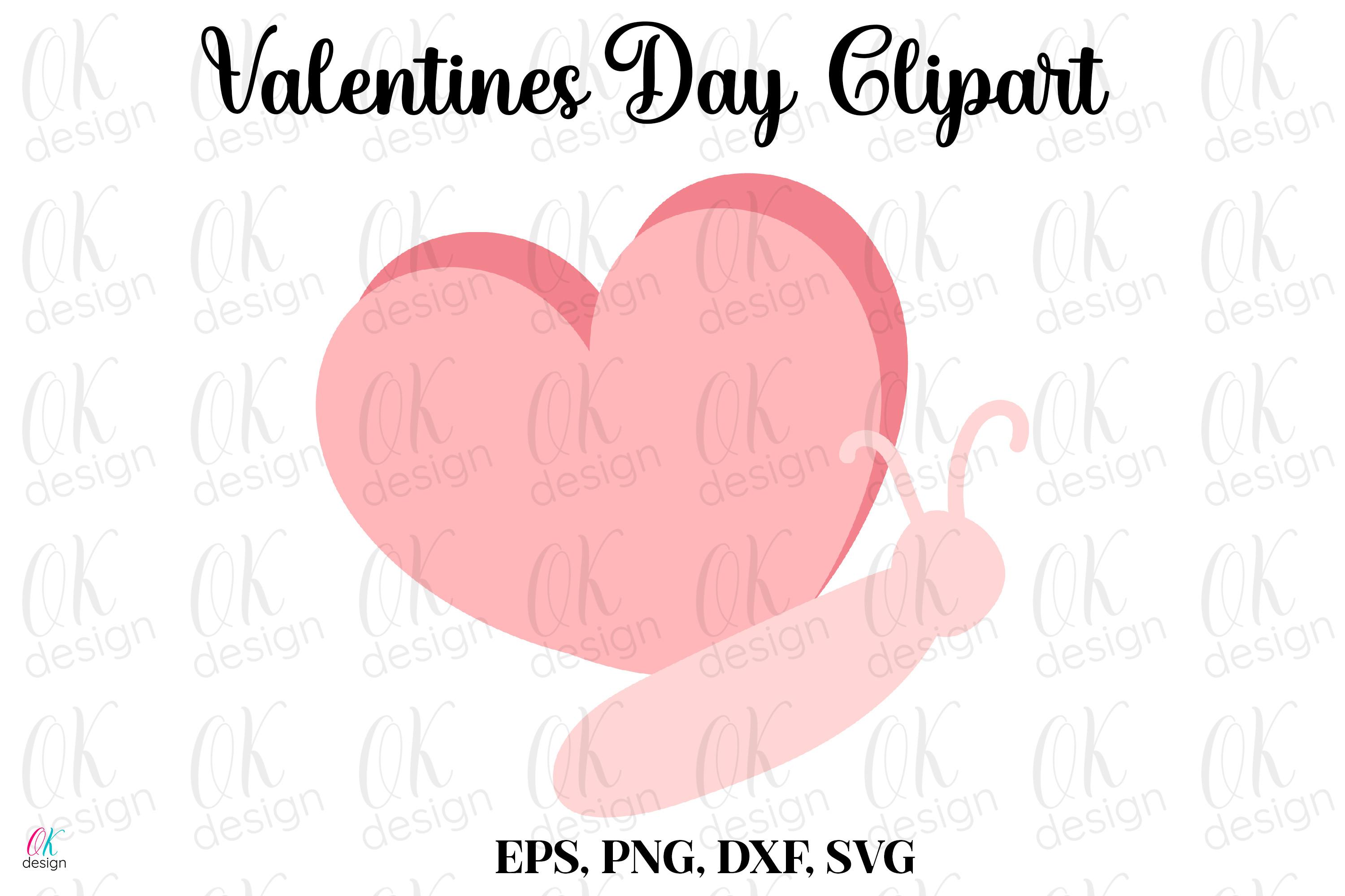 Valentines Clipart SVG, DXF, PNG Files.
