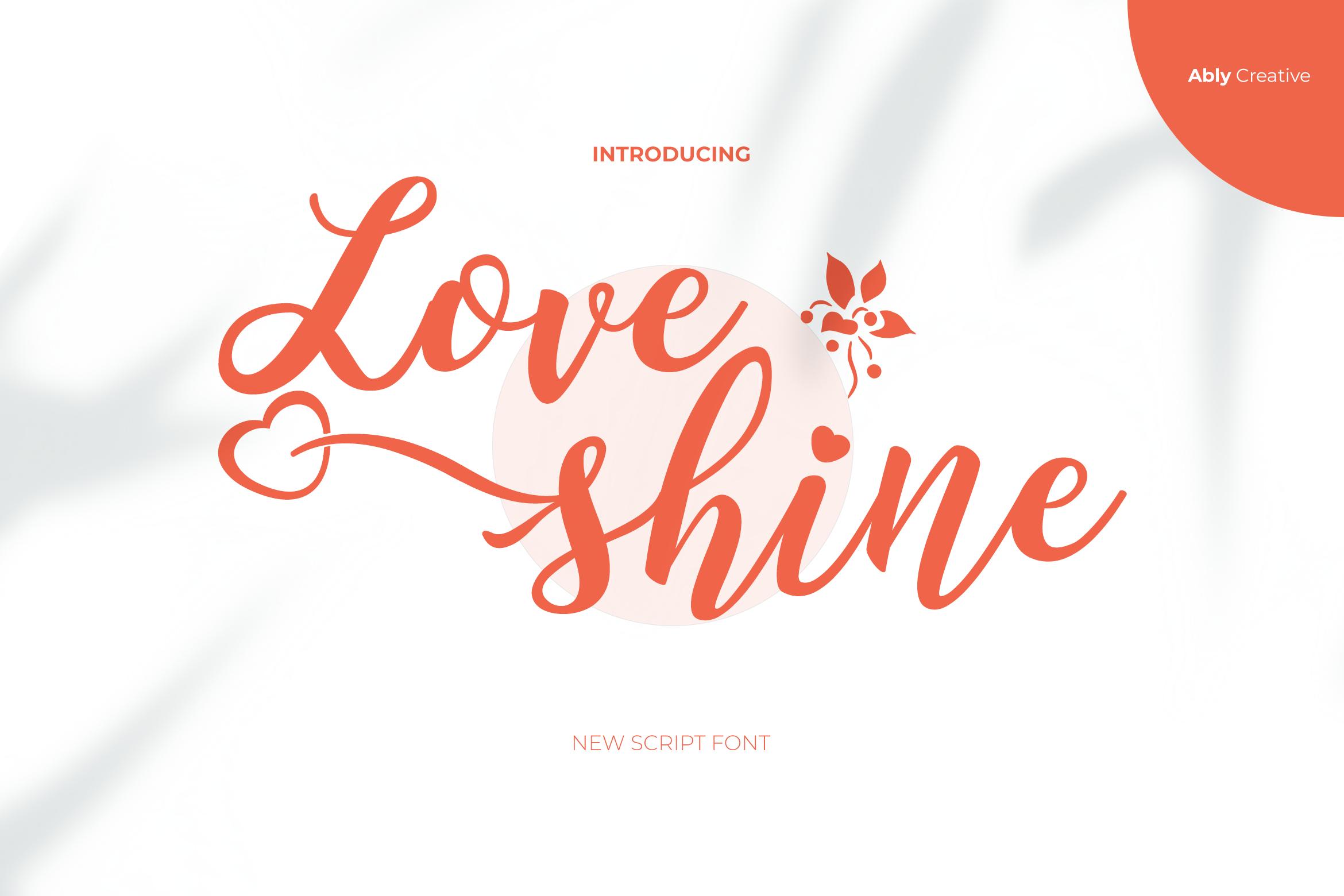 Love Shine Font
