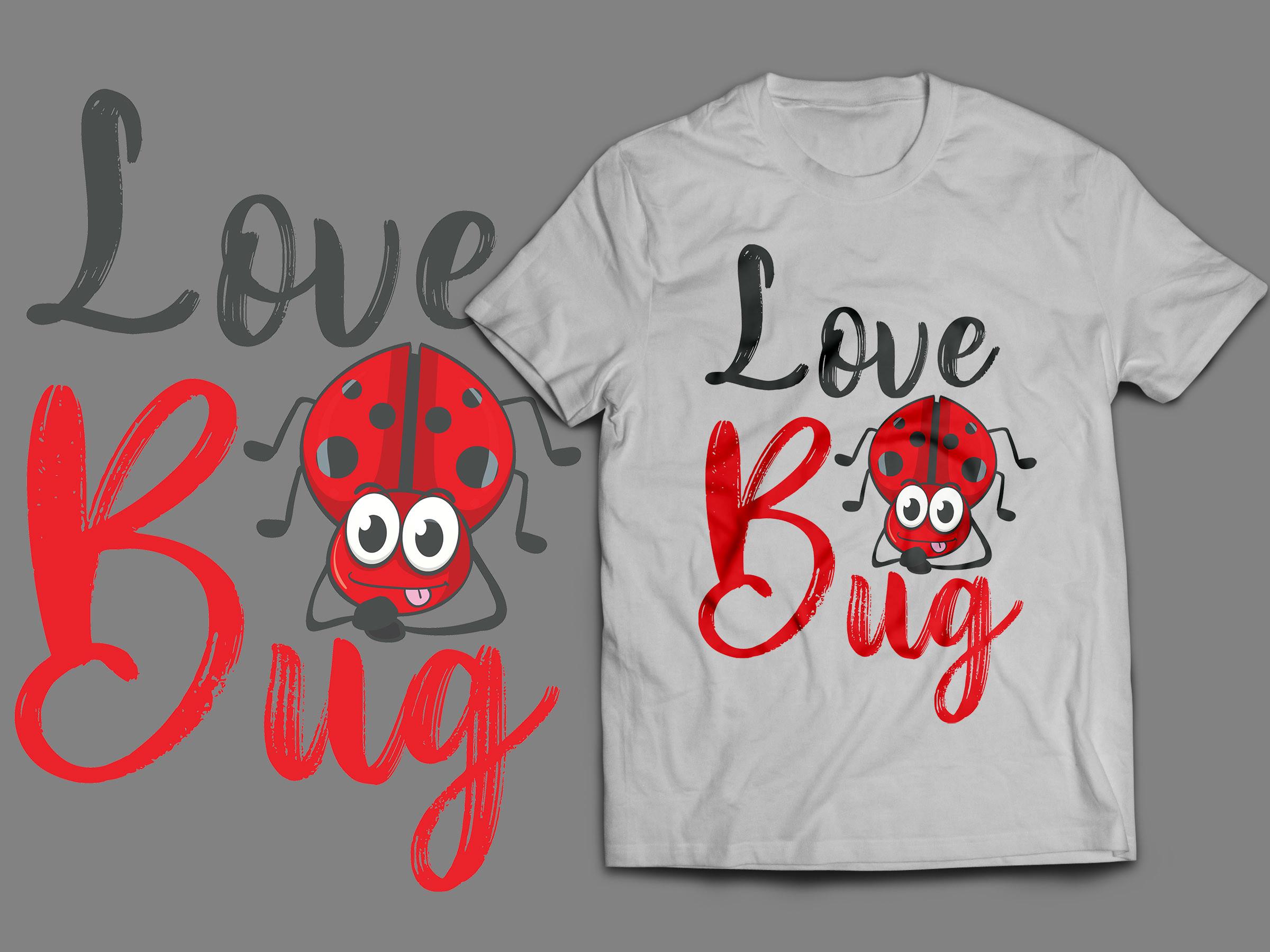 Love Bug Tshirt Design