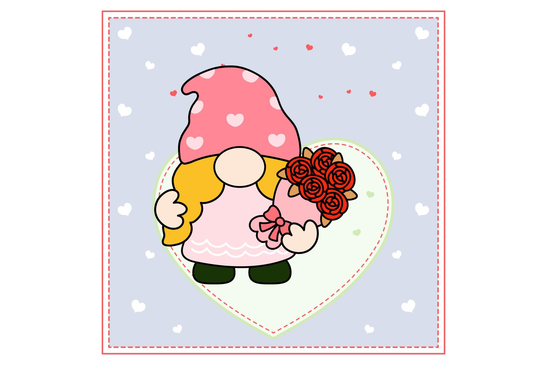 Gnomes Valentine Clipart Gnomes Love