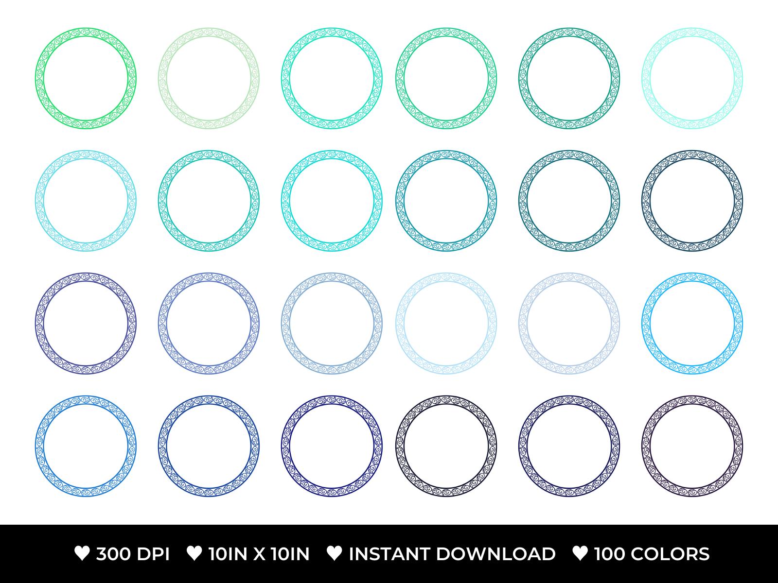 Circle Decorative Frame