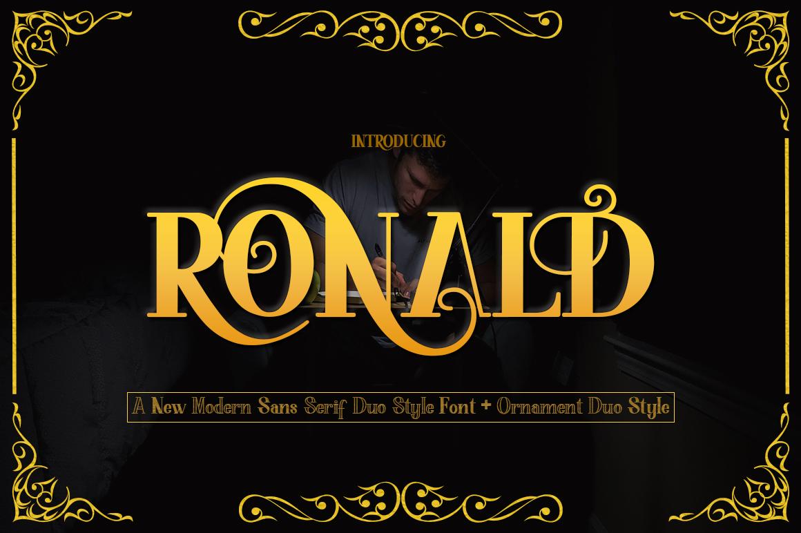 Ronald Family Font