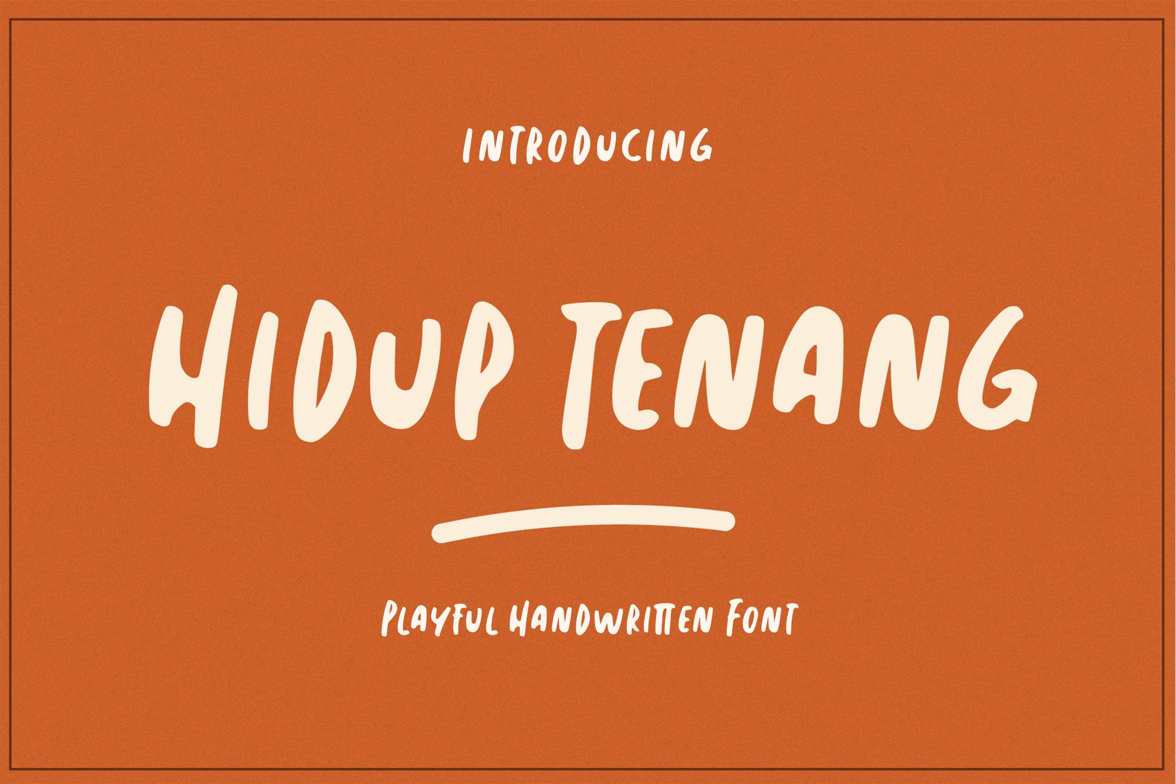 Hidup Tenang Font