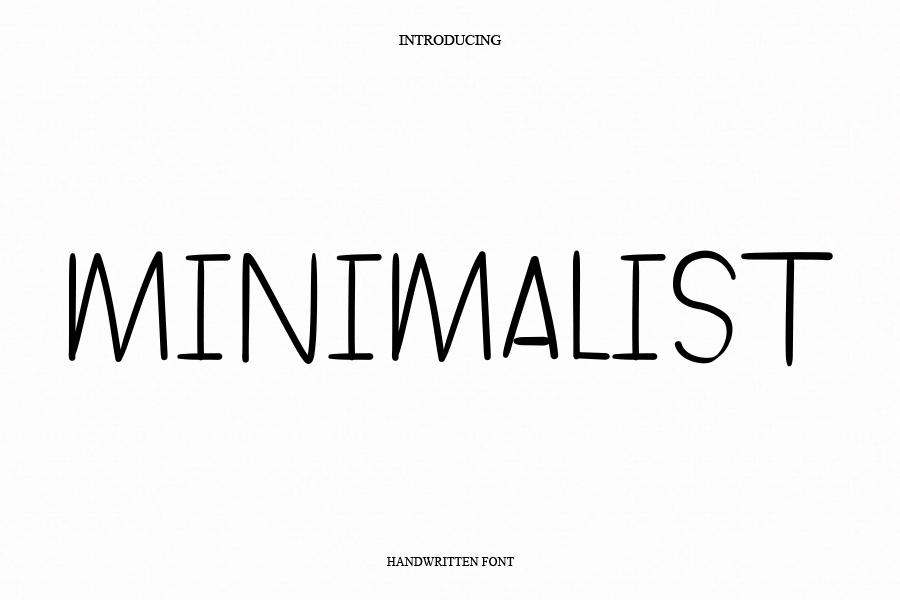 Minimalist Font