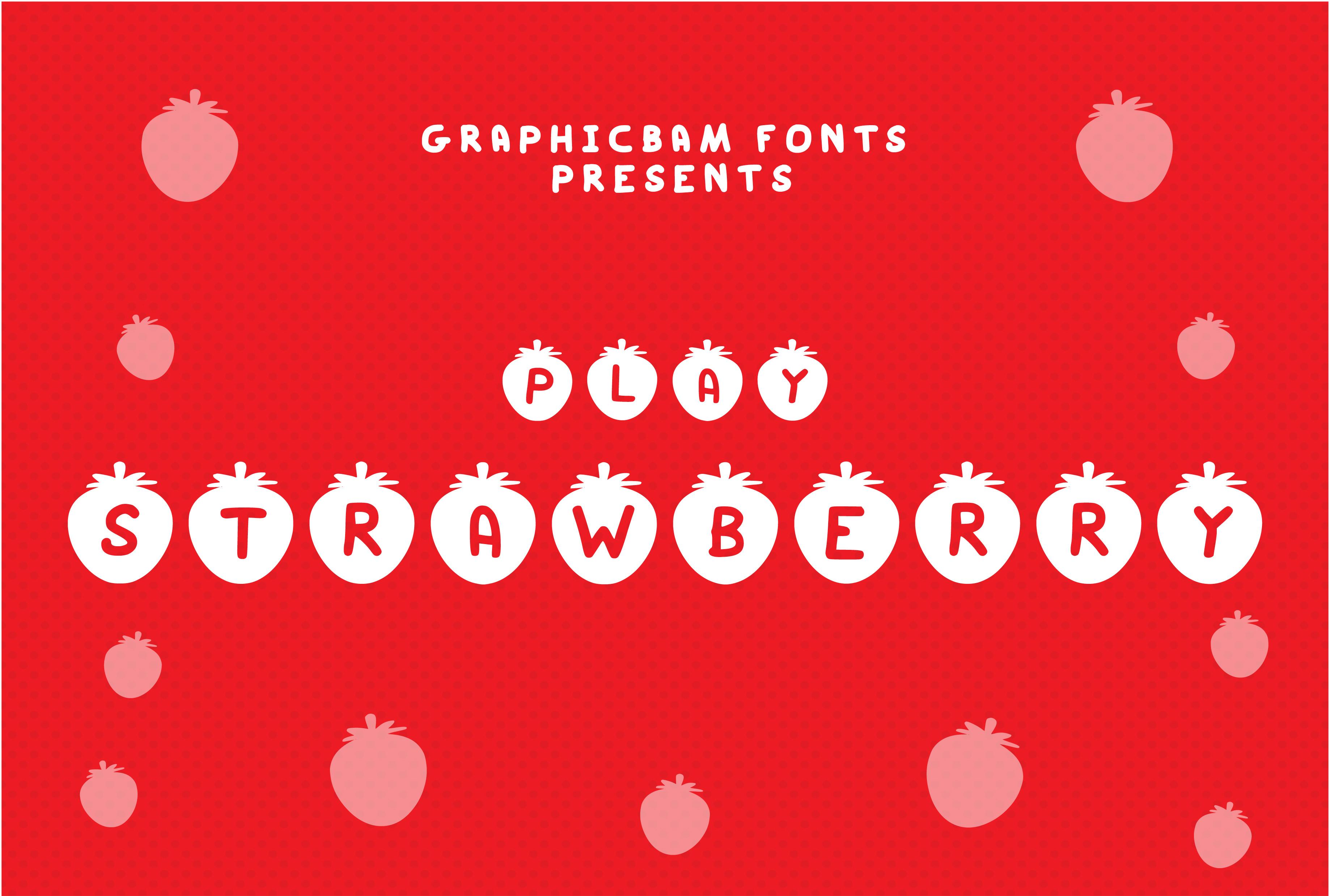 Play Strawberry Font