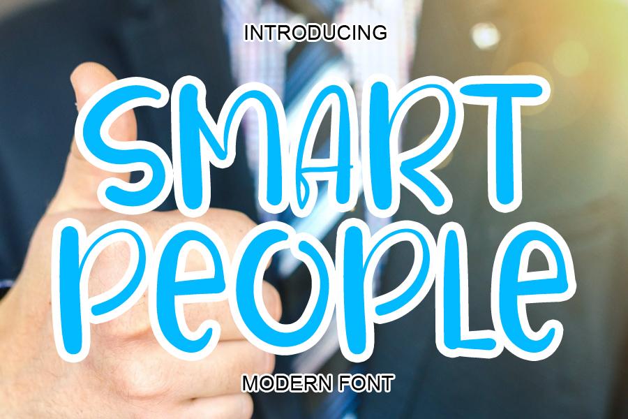 Smart People Font