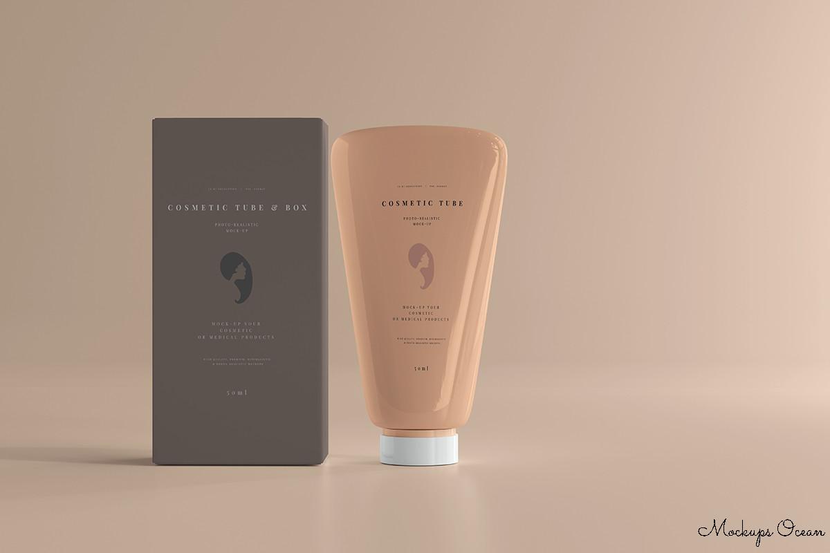 Tube Box Mockup