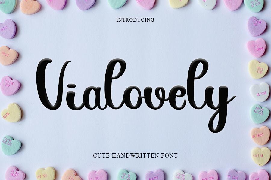 Vialovely Font