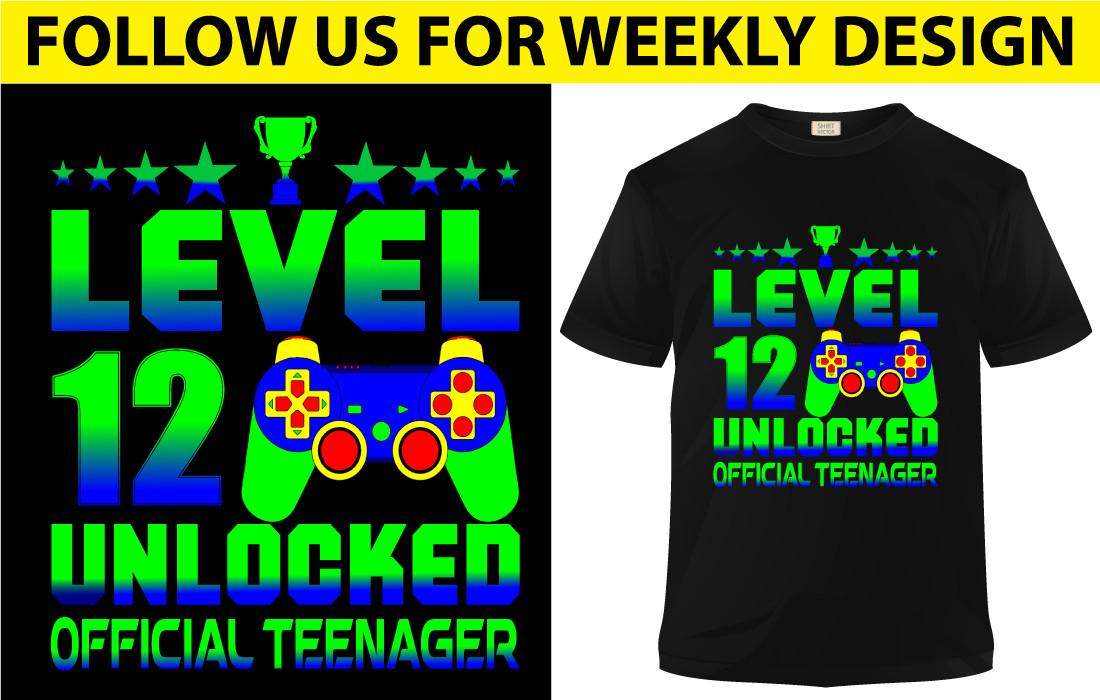 Level Unlocked Official Teenager Shirt