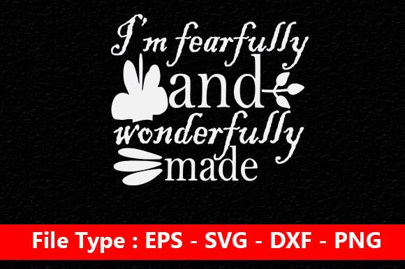 Christian Jesus   Svg Design ,I’m Fearf