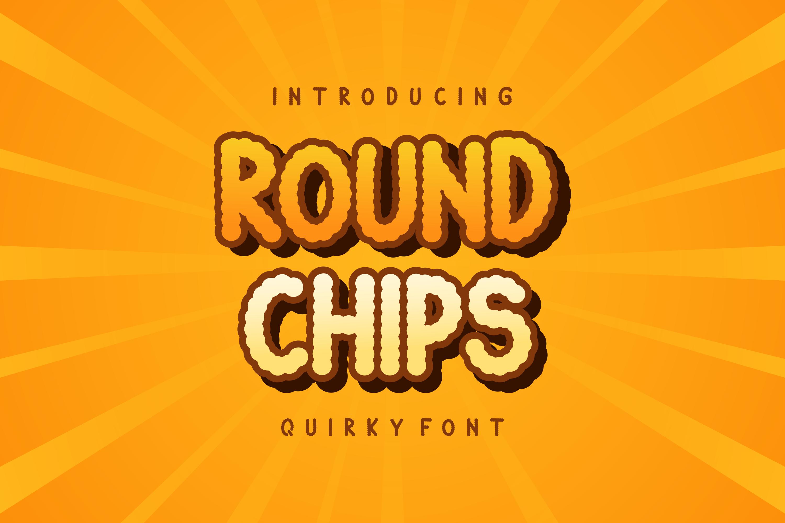 Round Chips Font