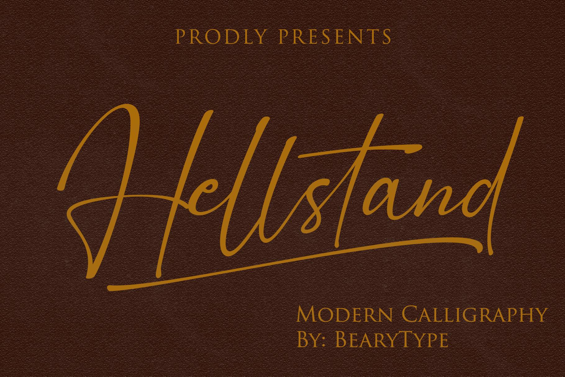 Hellstand Font