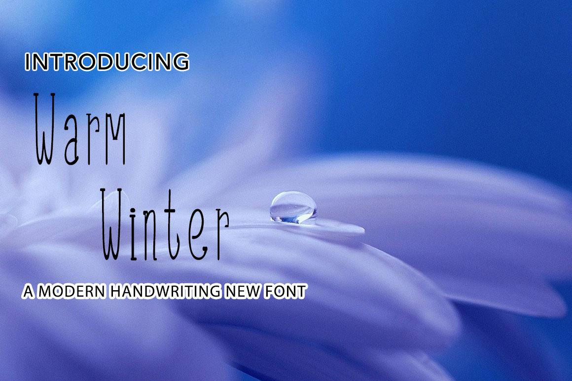 Warm Winter Font