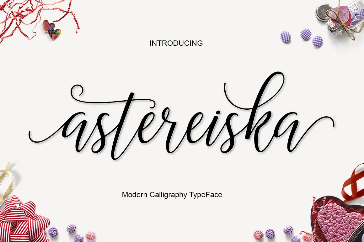 Astereiska Script Font