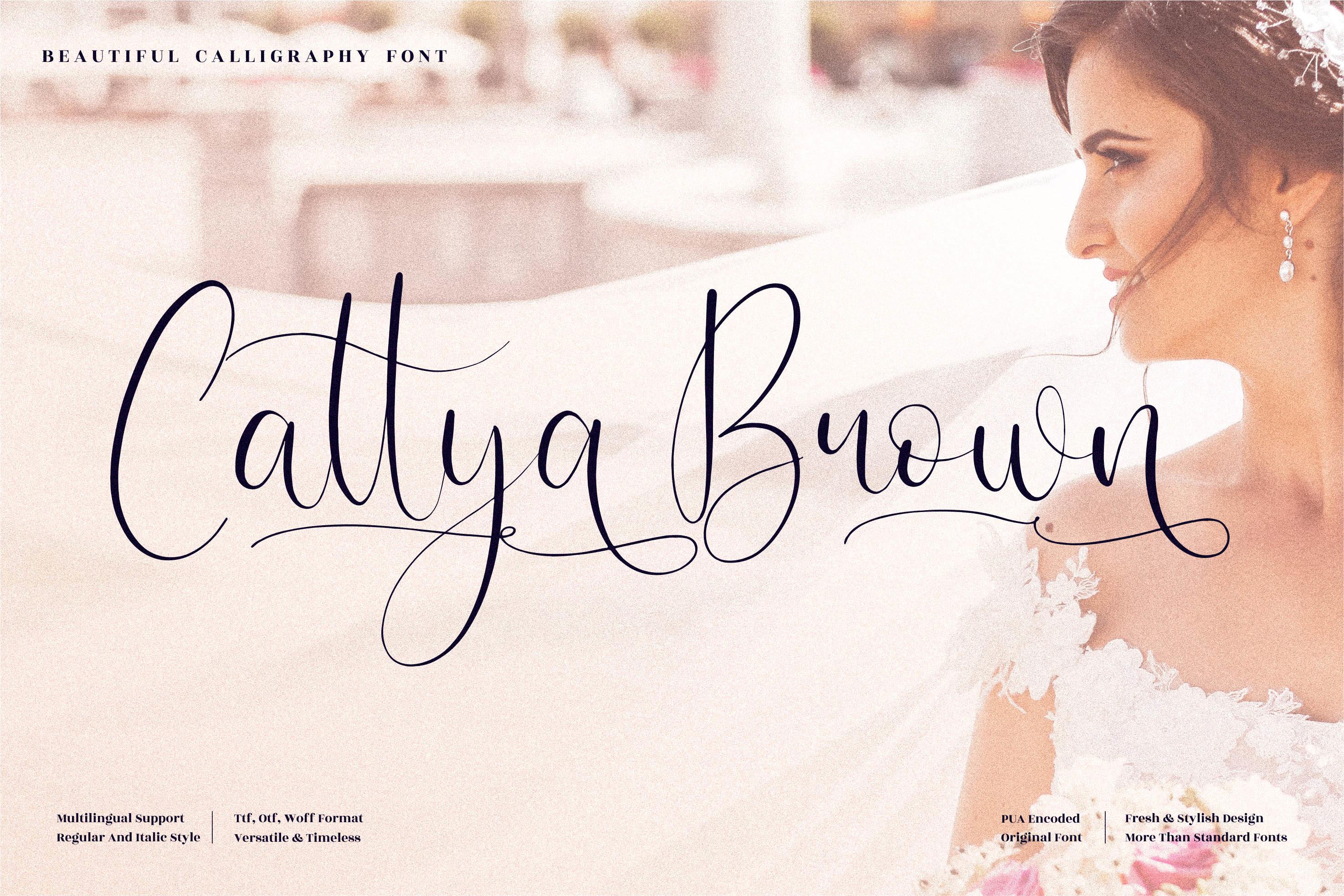 Cattya Brown Font