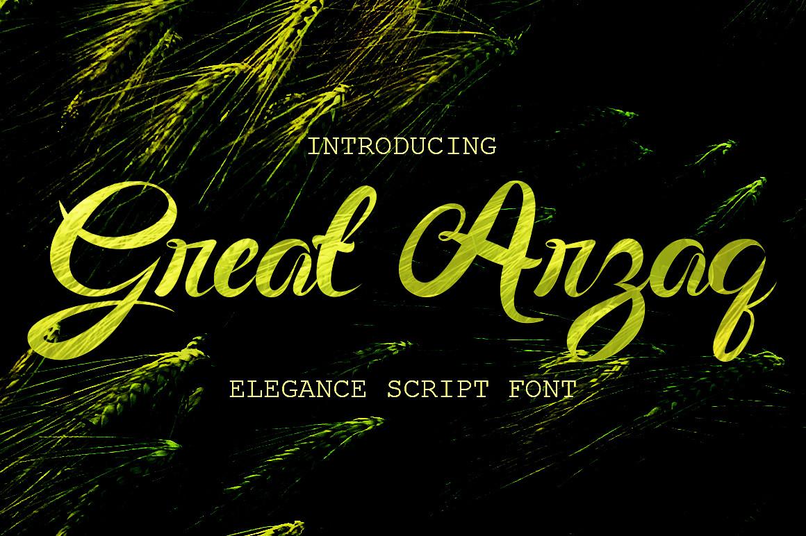 Great Arzaq Font