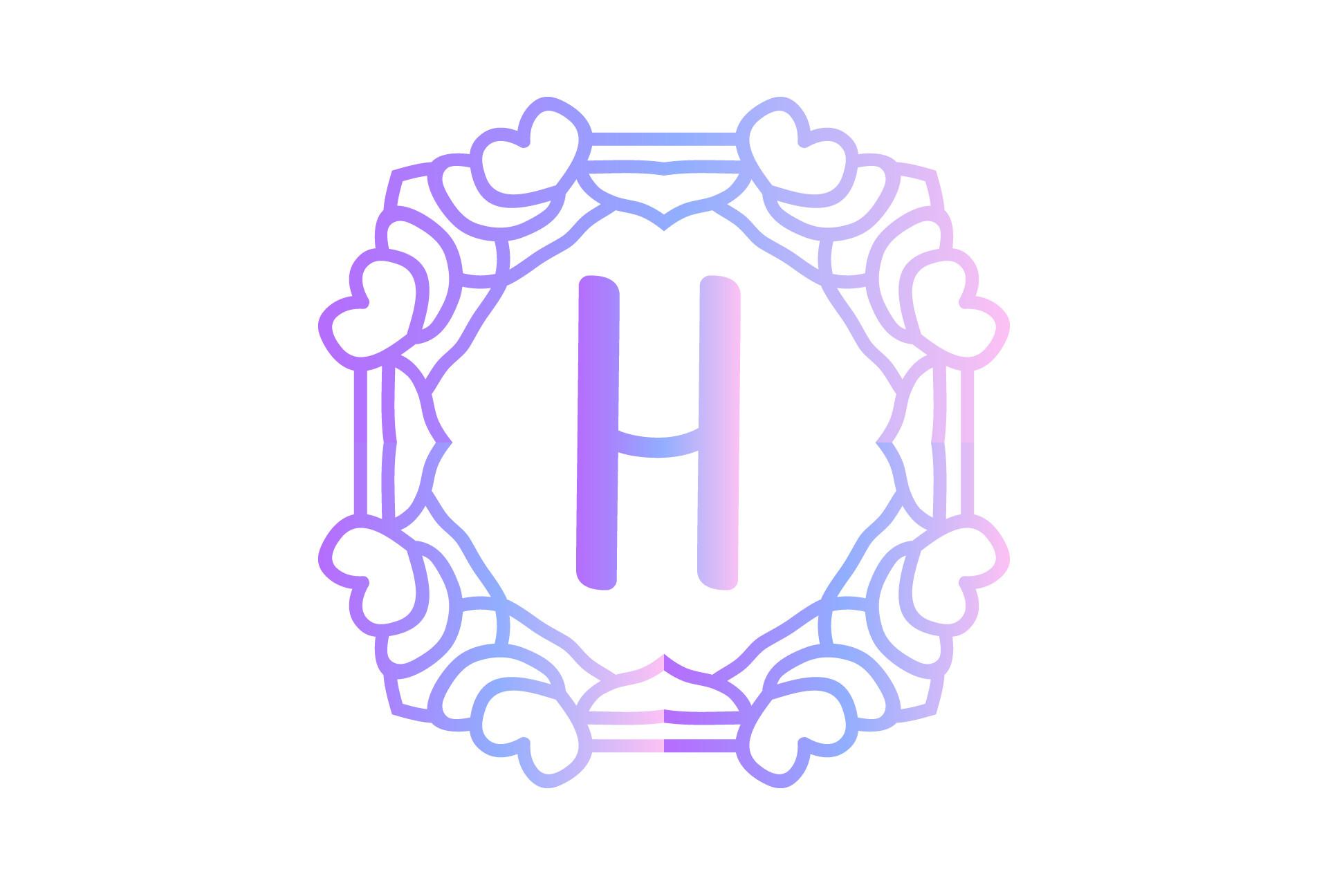 Monogram Graphic Vector Illustration Art