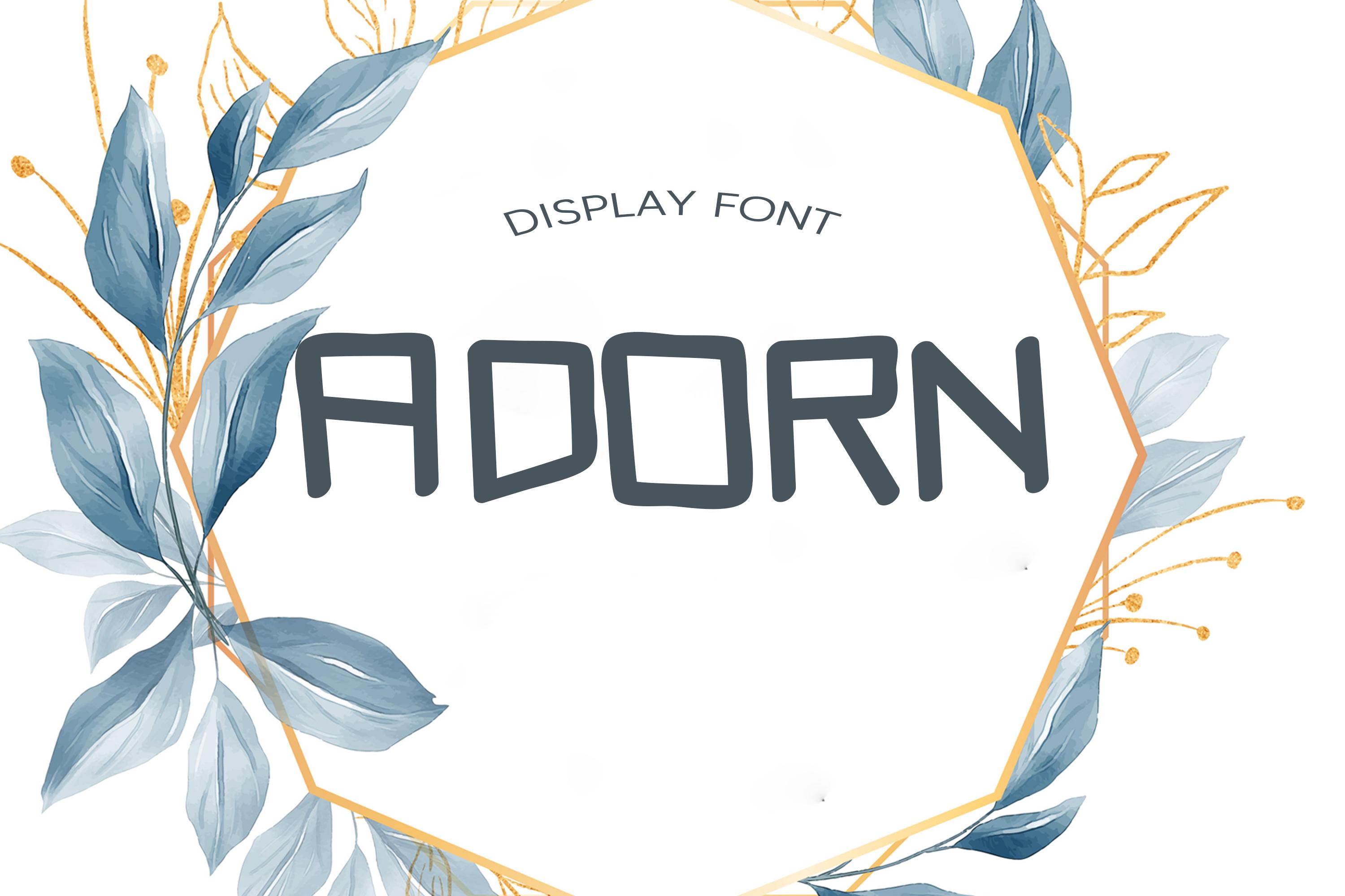 Adorn Font