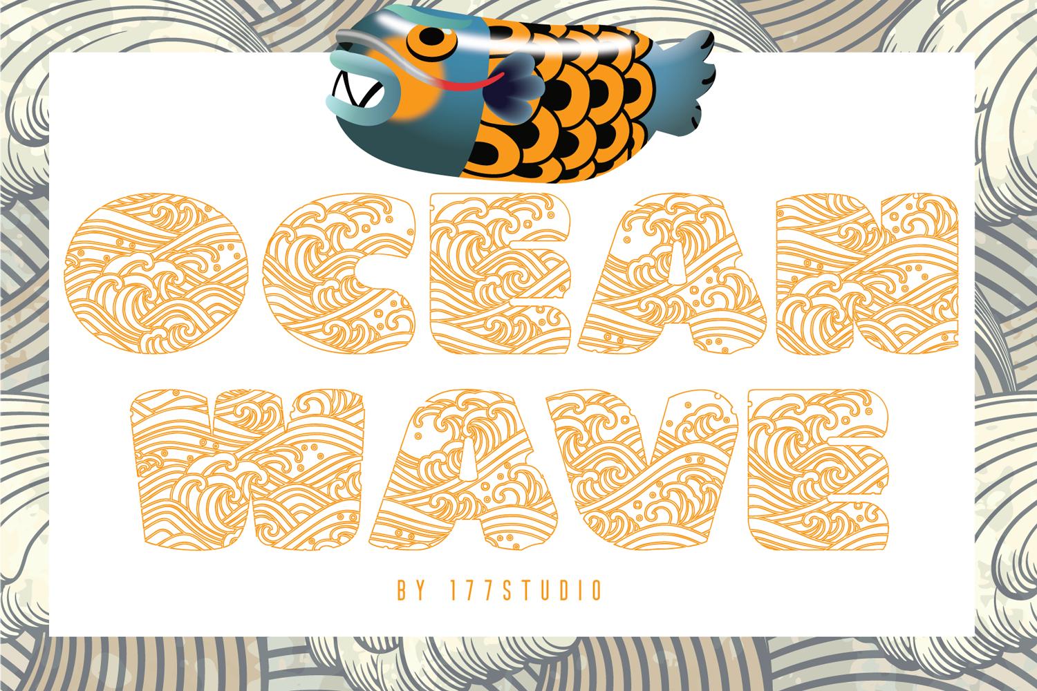 Ocean Wave Font