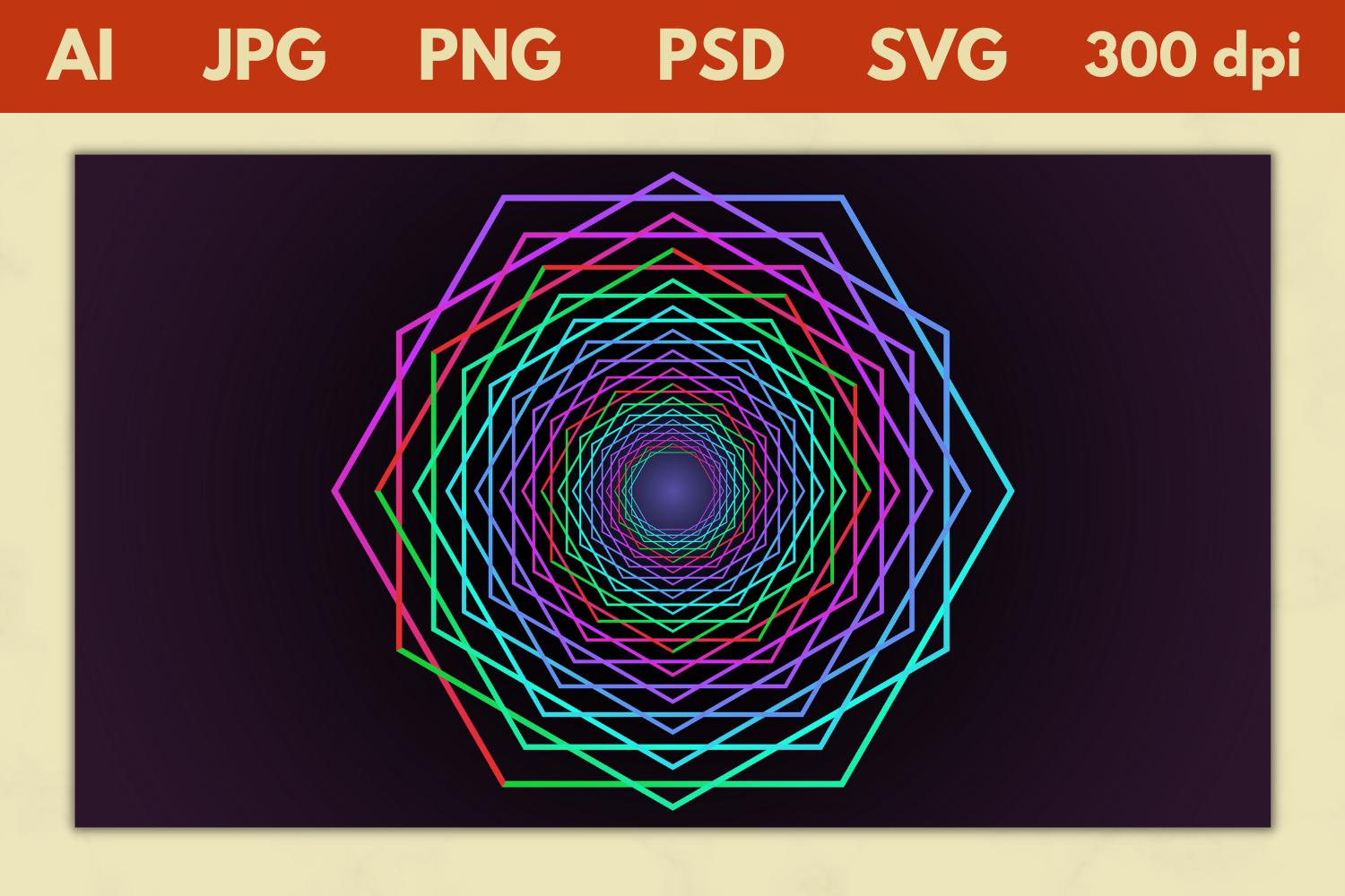 Abstract Polygon Background