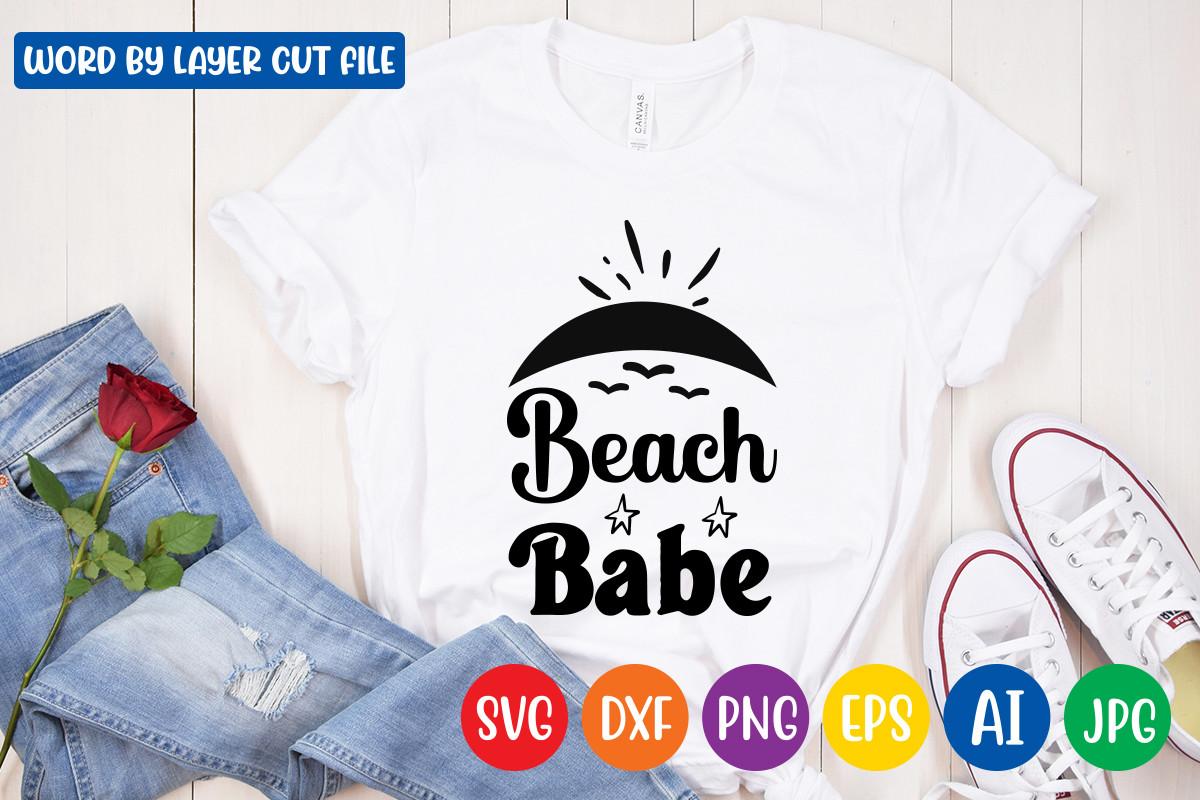 Beach Babe Svg