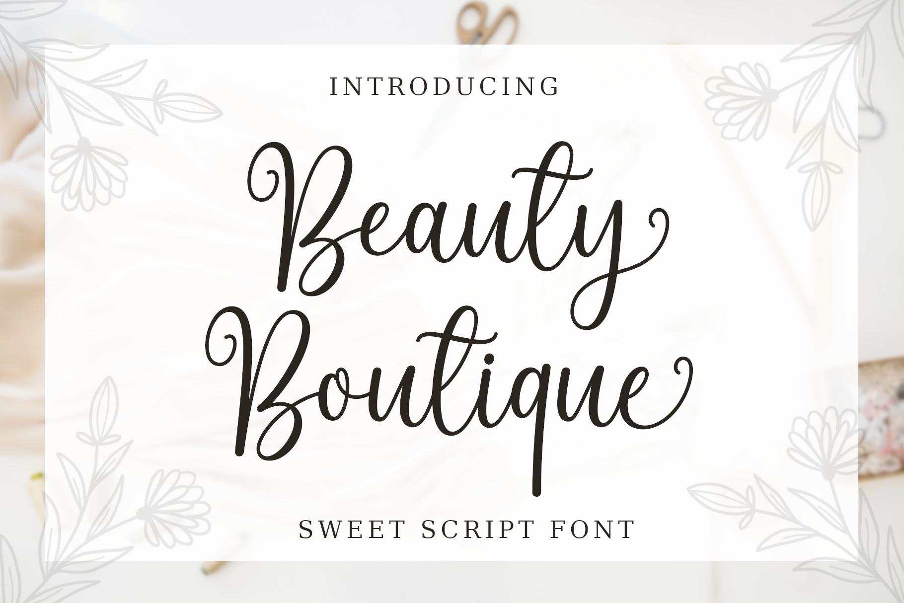 Beauty Boutique Font