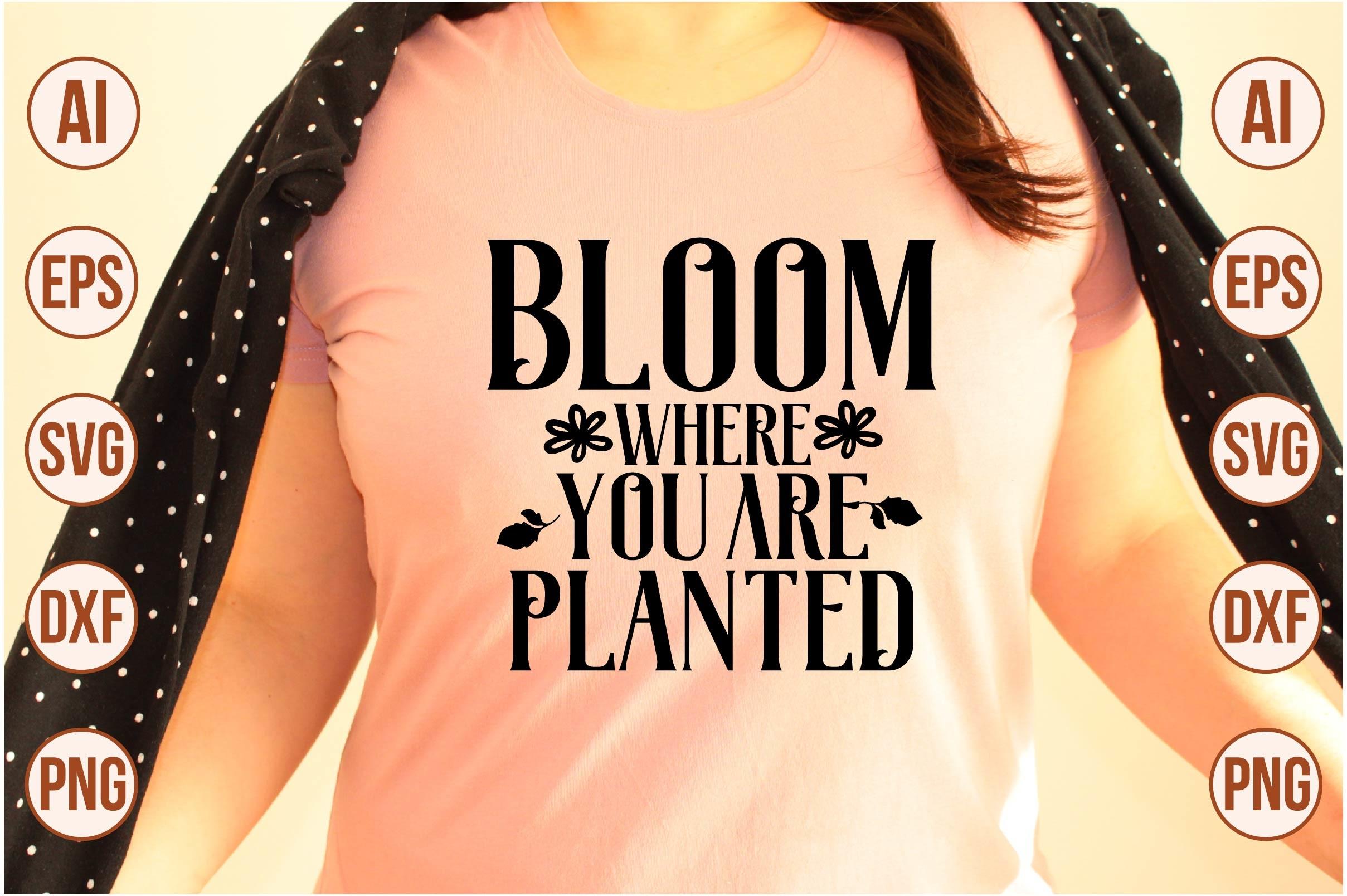 Bloom Where You Are Planted