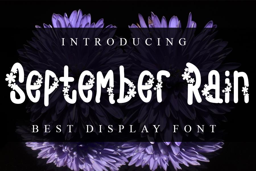 September Rain Font