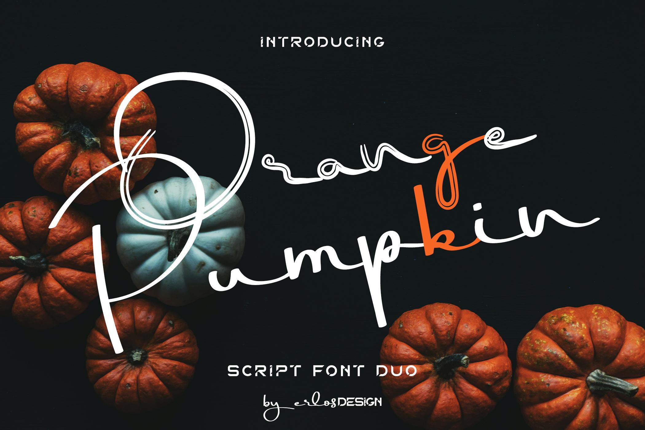 Orange Pumpkin Font