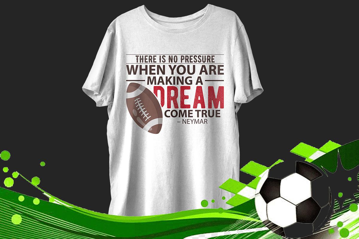 Editable Football T-shirt Design