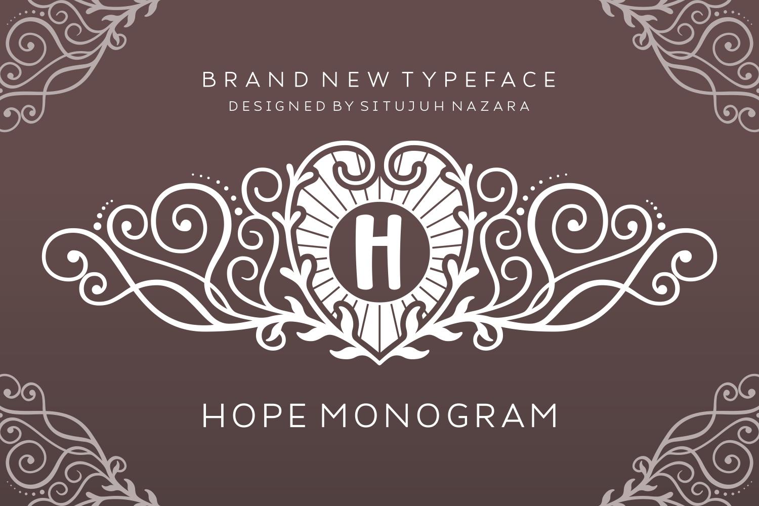 Hope Monogram Font