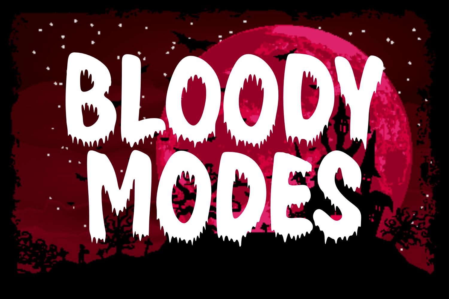 Bloody Modes Font