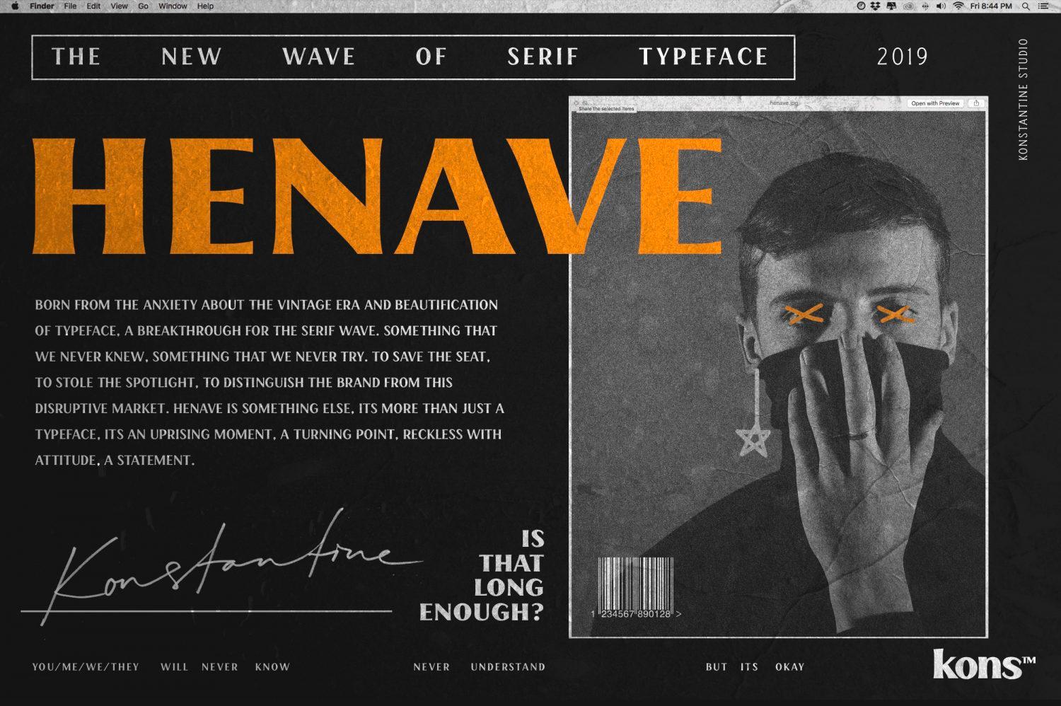 Henave Font