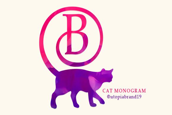 Cat Monogram Font