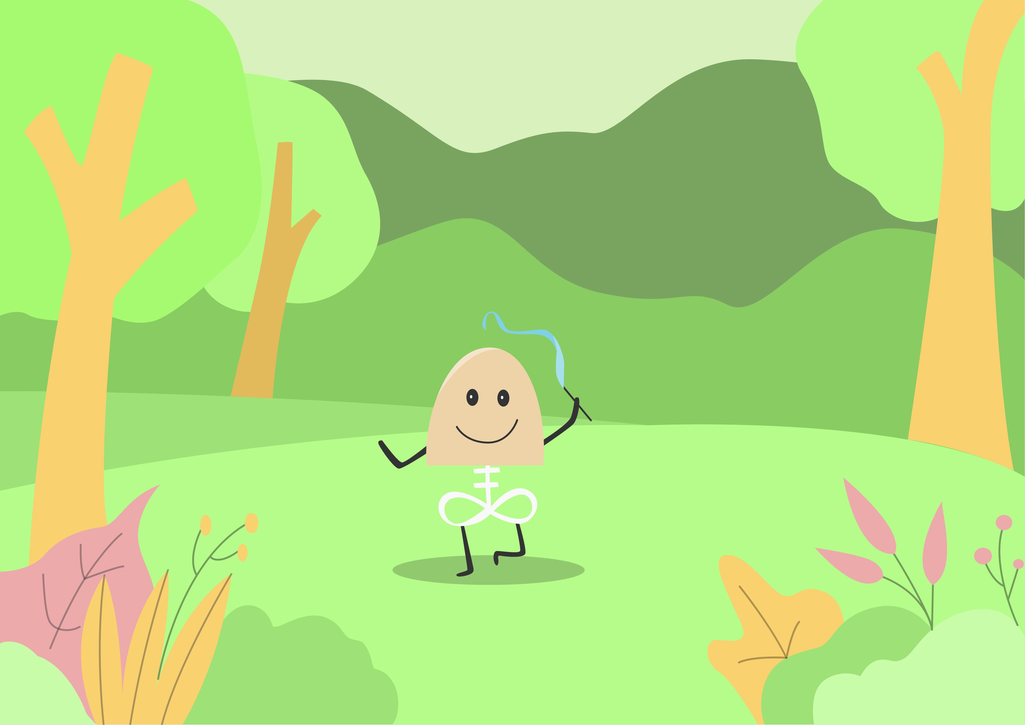 Cute Peanut Dumb Illustration #317