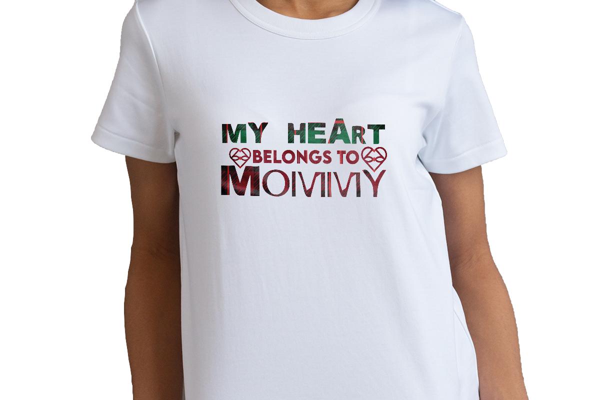 My Heart Belongs to Mommy Vector Design