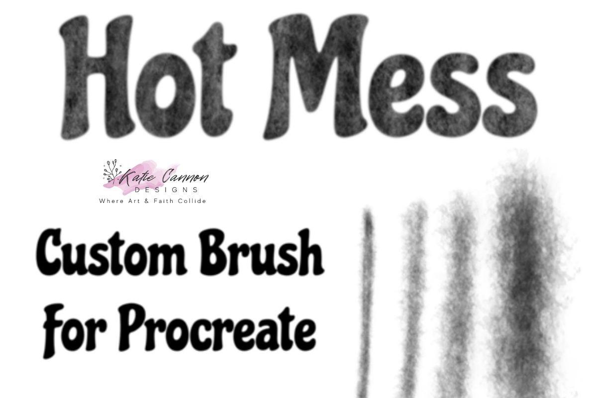 Hot Mess Procreate Brush for IPad