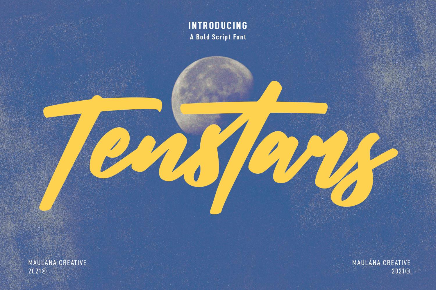 Tenstars Script Font